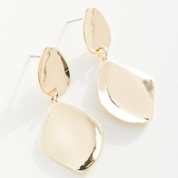 Urban Outfitters Jewelry - Urban outfitters diamond gold earrings- NEW‼️‼️‼️